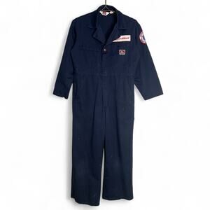 Vintage 80s Lockheed Mechanic Coveralls Ben Davis Workwear Size Small Short USA